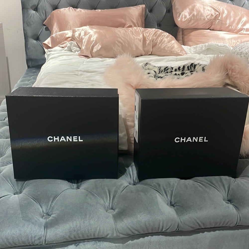 Two Chanel boxes